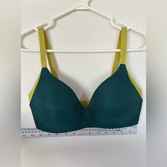 Knix Wingwoman Green Lace Wireless Bra Size 5 - Picture 3 of 8